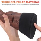 Slip On Recoil Pad For Shotgun Rifle Universal Easy Install For Hunting Shooting