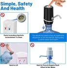 Portable Water Dispenser  Water Bottle Pump Rechargeable For 5 Gallon With Si