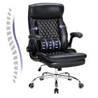 High Back Executive Leather Office Chair Ergonomic Computer Desk Chair With 