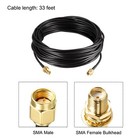 33ft Rg174 Sma Extension Cable Sma Male To Sma Female Antenna Rf Coax