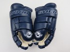 Sherwood Sw Bpm Leather Navy Blue Hockey Player Gloves Size 14  Sher-wood