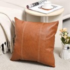 Brown 26x26 Pillow Covers Set Of 2  Euro Pillow Covers  Big Throw Pillow Covers