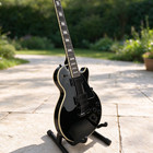 Lp Custom Electric Guitar  Black Pickup And Black Hardware  Ship From Usa