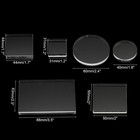 Acrylic Stamp Block  6pcs Clear Stamping Block Square Rectangle Round