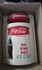 Vintage Coca-cola Ceramic Cookie Jar  big King Size Ice Cold  W lid 9 5 
