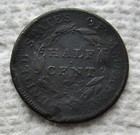 1810 1 2c Classic Head Half Cent Early Rare Key Date Fine Detail Corroded Damage