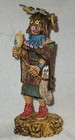 Incredible Hopi Carved He-ee-ee Worrior Girl Kachina Sam Pahona  Highly Detailed