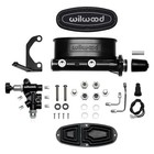 Wilwood 261-13270-bk Tandem Master Cylinder Kit W  Bracket   Valve  1-1 8  Bore