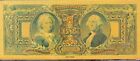1896  1 Silver Dollar Lady   Son Red Seal Gold Plated Foil Bill Sharp  Free Ship