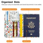 Passport Holder Slim Travel Wallet Rfid Blocking Passport Cover Credit Card Slot