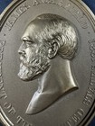 James A Garfield 1881 Indian Peace Medal Us Mint Bronze Restrike - Nm