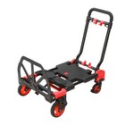 2 In 1 Folding Hand Truck Dolly Luggage Cart Dolly Cart With Wheels For Moving