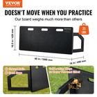 Vevor 40 x16  Soccer Rebounder Board Portable Soccer Wall With 2 Angles Rebound