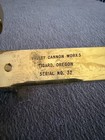 Valley Cannon Works Tigard Oregon Miniature Cannon Serial  32 Vintage W  Case