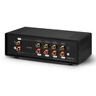 4-way Analog Vu Meter Db Panel Audio Switcher Sound Level Indicator Splitter Box