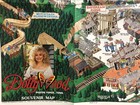 1989 Dollywood Vintage Theme Park Souvenir Map Pigeon Forge Tn Dolly Parton