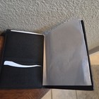 Coach Passport Case Black Pebbled Leather 93604 Nwt