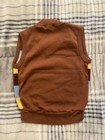 Vintage 80s Chamois Cloth Striped Sweater Vest Youth Size 10