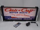 Chris Craft Motor Boats Led Display Lighted Sign Lightbox Wall Hanging Light