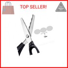 Fabric Pinking Shears Craft Scissors   serrated Scalloped Stainless Steel Handled 