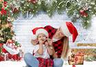 7x5ft Christmas Backdrop Christmas Rustic Wood Photography Backdrop Xmas Tree Sn