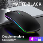 2 4ghz Wireless Optical Mouse Usb Rechargeable Rgb Cordless Mice For Pc Laptop