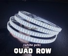       jhb Set  4  17 5  Quad Row Strobes Pure White Truck Led Wheel Ring Rim Lights