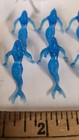 Vintage Mermaid Drink Charms Lot Of 12 Blue Green Plastic Cocktail Glass Markers