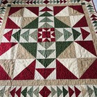 52   x52    New Handmade Cotton Quilted Throw   