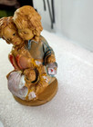 Vintage Guardian Angel With Lamp Guiding Mother And Baby 3 5   Made Italy   4938