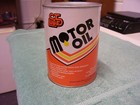 Vintage Ct Lube Motor Oil Can Sae30 Full  Unopened Collectible  Des Moines  Iowa