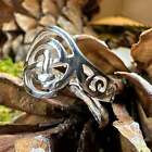 New Solid Sterling Silver Celtic Knot Ring Irish Ireland Pagan Scottish 925
