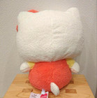 Hello Kitty Giga Jumbo Red Yellow Fluffy Color Plush Toy Stuffed Doll Sega New