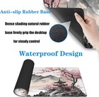 Watercolor Cherry Blossom Gaming Mouse Pad Large 31 5x11 8 Inch Non-slip Rubber