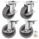 3 Inch Caster Wheels Casters Set Of 4 Heavy Duty Casters With Brake Locking
