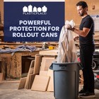 Plasticplace 65 Gallon Extra Heavy Trash Bags  Clear  2 7 Mil  25 Count