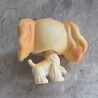 Authentic Lps Littlest Pet Shop Blonde Cocker Spaniel Dog  347 Green Eyes