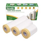 Mylifeunit Tape And Drape  Assorted Masking Paper For Automotive Painting Cov   