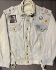 Vintage 80s Led Zeppelin Denim Jacket - Patches   Pins