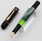  excellent Very Rare  Pelikan Fountain Pen 100 Green Ob Nib 1940s Vintage
