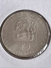 1968 Czechoslovakia 10 Korun National Theater In Prague Silver Bu Coin Czechia