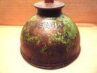 Vintage Eagle Oil Can Oiler Rounded Copper Base For Thumb Pump 4 x4 x7 1 2 