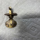 Antique Ont Clark s Spool Cabinet Drawer Pull - Original Vintage Hardware