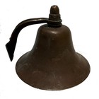 Antique Solid Brass Ship Bell Heavy Loud Maritime Nautical Bell 6 