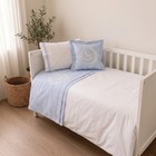 Lafiny Lucky Colt Embroidered Cotton Baby Crib Duvet Cover Set 4 Pieces