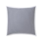 New Serena   Lily Oxford Stripe Euro Pillow Sham-midnight Black