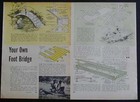Foot Bridge 1962 How-to Build Plans Arch Truss 6 Styles Up To 32 
