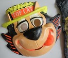 Vintage 1960 s Ben Cooper Halloween Costume   Mask Hanna Barbera Top Cat Cartoon