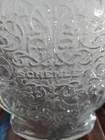 Vintage Ball Schenley Whiskey Liquor Embossed Glass Bottle Decanter  W  Topper