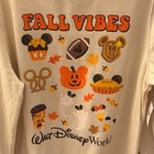 2026 Disney Parks Fall Vibes Halloween Sweatshirt Adult Sizes Nwt 